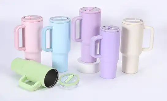 Custom Logo Stainless Steel Mugs with Handles Direct from Manufacturer